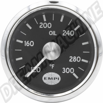 Manomètre de Température d'Huile EMPI GTV Rally 0-300°F (0- 150 °C)