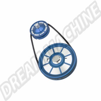 Kit de Poulies Assorties EMPI Bleu, Compatible moteur Volkswagen Type 1