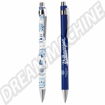  Lot de 2 Stylos Volkswagen - Van Bus Combi VW T1 Explore More