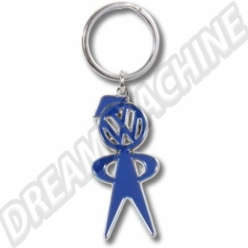 Porte-Clés Mister Bubble Volkswagen Argent et Bleu (27.5x12.5x2.3 mm)