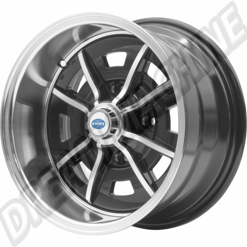Jante style SPRINTSTAR noire et polie 5x15 perçage 4x130 AC601011BP Sur www.dream-machine.fr