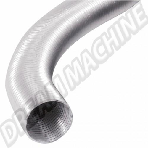 Gaine de chauffage alu diamètre 50mm longueur 1 mètre 113255291E Sur www.dream-machine.fr