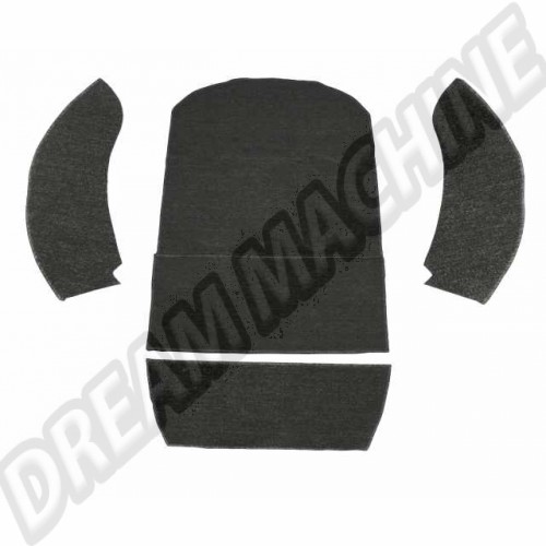 Moquette de coffre ar noir cabriolet 1303 73-->79 00-3998-0 Sur www.dream-machine.fr
