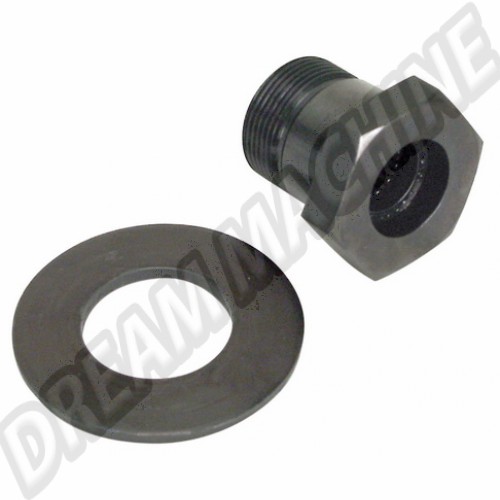 Ecrou chromoly 38 mm + rondelle renforcé AC105036A Sur www.dream-machine.fr