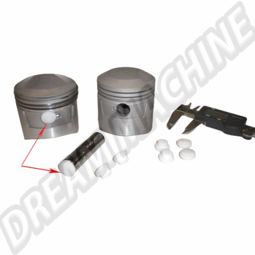 Bague en teflon pour axe de piston 94mm (le jeu de 8) 00-4075-0 Sur www.dream-machine.fr