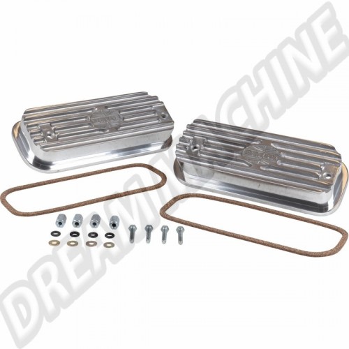 Cache culbuteurs alu poli pour moteur Type 4  00-8855-0 Sur www.dream-machine.fr