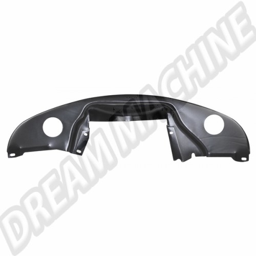 Tôle arrière moteur noire avec découpe gaine 00-8936-0 Sur www.dream-machine.fr
