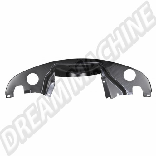 Tôle arrière moteur noire avec découpe gaine 00-8938-0 Sur www.dream-machine.fr