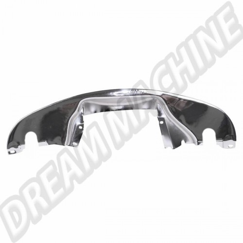 Tôle arrière moteur chromée sans découpe gaine 00-8943-0 Sur www.dream-machine.fr