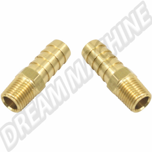 Raccord droits 1/4'' pour tube 1/2 male les 2 AC1153971 Sur www.dream-machine.fr