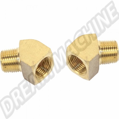 Raccord 45° - 3/8'' male femelle les 2 00-9237-0 Sur www.dream-machine.fr
