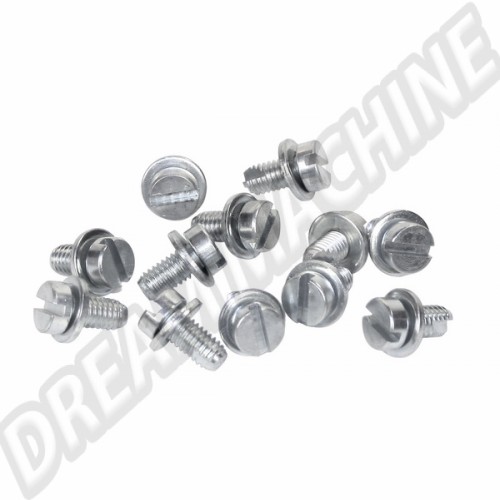 Kit de vis de tôle moteur avec rondelles les 12 00-9524-0 Sur www.dream-machine.fr