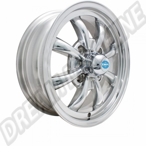 Jante Empi 8 branches polie 5.5x15 4 trous 4x130 AC601008P Sur www.dream-machine.fr