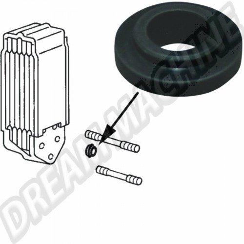 Joint de radiateur huile 13/15/1600cc. la paire 021117151A Sur www.dream-machine.fr