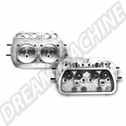 Culasse 1600cc D/A - 35.5 x 32 - soupapes inox complète court culot idéal 1600/1641cc 043101355E Sur www.dream-machine.fr