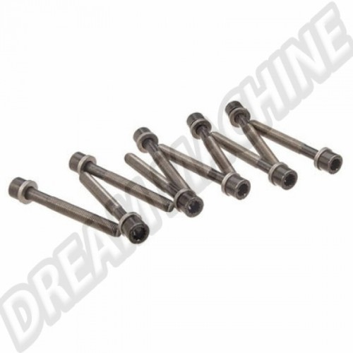 Jeu de 10 vis de culasse M11x1.5x100mm pour Golf 1/2/3 049103385A Sur www.dream-machine.fr
