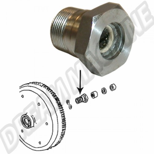 Ecrou de volant moteur origine repro sans rondelle 00-4029-b Sur www.dream-machine.fr