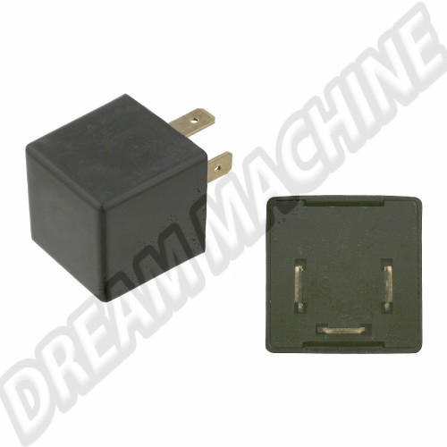 Relais de clignotant et signal détresse 12V (3 broches) - Référence : 111953227D