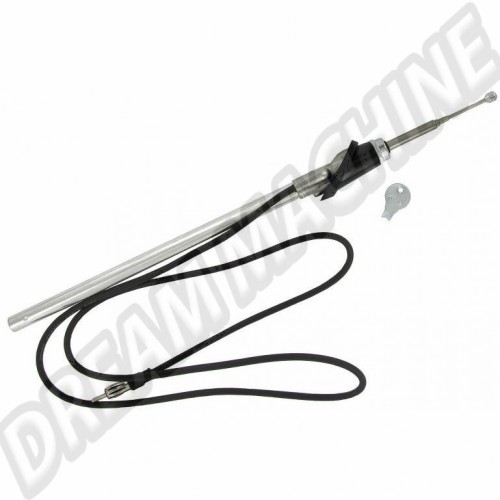 Antenne latérale 1 point chromée 58-3500-1 Sur www.dream-machine.fr