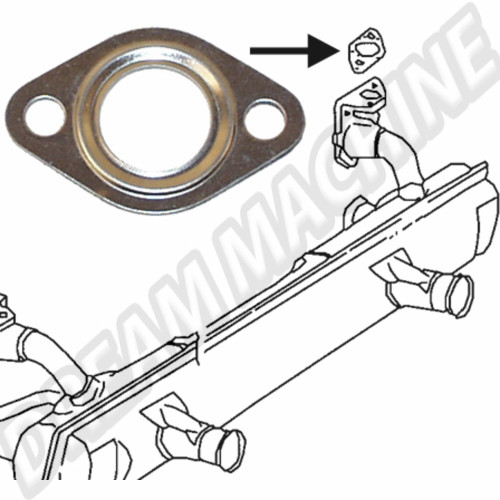 Joint de réchauffage gauche moteur type 1 08/64-->07/70 113251265 