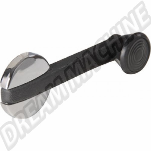 Poignée de vitre noire + chromée 68-->>70. l'unité 113837581DCH Sur www.dream-machine.fr
