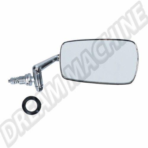 Rétroviseur Droit 68---->> avec contour en plastique blanc 114857513C Sur www.dream-machine.fr