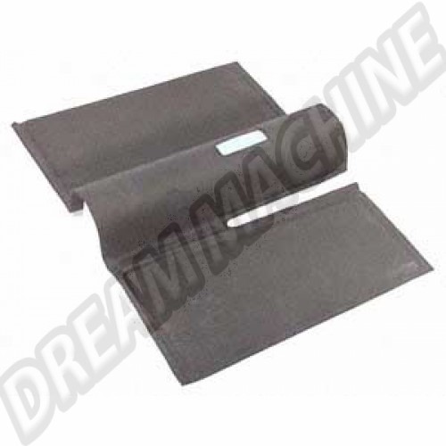 Tapis en caoutchouc arrière gris 1960-1972 113863717CGY Sur www.dream-machine.fr
