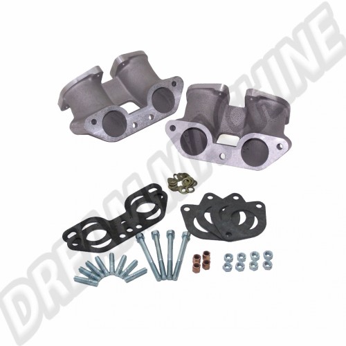 Pipes d'admission pour carburateurs IDF / DRLA sur moteur Type 4  DM42763 Sur www.dream-machine.fr
