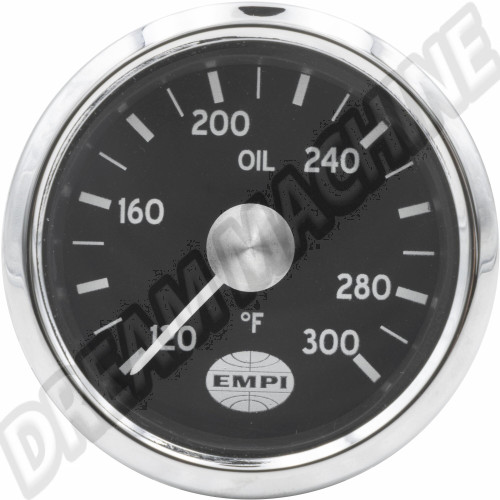Manomètre Huile EMPI, EMPI GTV Rally, Smith's Gauges, VW Classique, 1412010, 14-120-1-0.