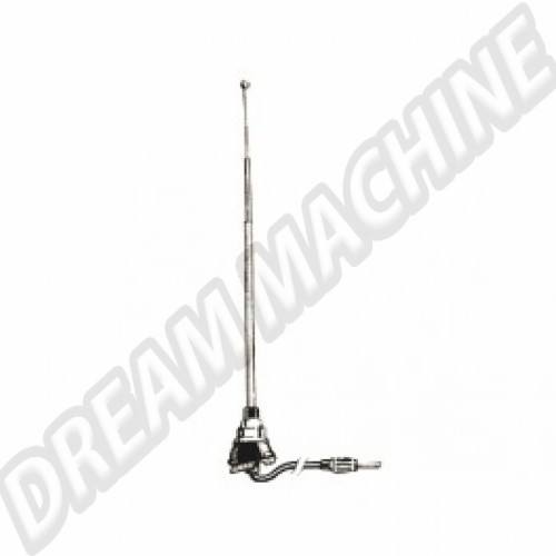 Antenne 1 point embase chromée Karmann Ghia 56-74 141-900  Sur www.dream-machine.fr