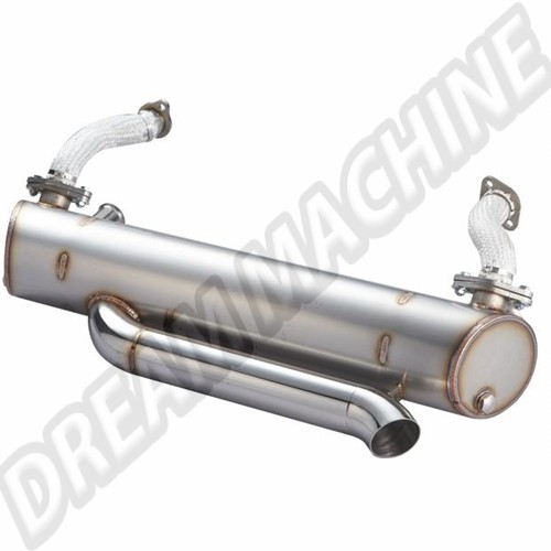 Echappement Sport inox Vintage Speed Combi T2B 73-79 moteur t1 155-210-05200B Sur www.dream-machine.fr