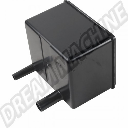 Réservoir d'expansion noir pour Porsche 911 (2.0-2.4L, 1968-1973) & 912 (1.6L, 1968-1970). Références : 90120106222 et 901 201 062 22.
