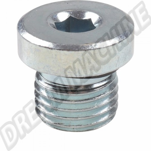 Bouchon à vis M14x1.5 pour réservoir de carburant Porsche, avec joint d'étanchéité. Référence produit : 90012300760, 900.123.007.60.