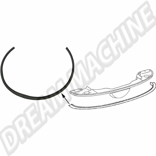  bande-de-protection-caoutchouc-porsche-356-830-mm-36906139