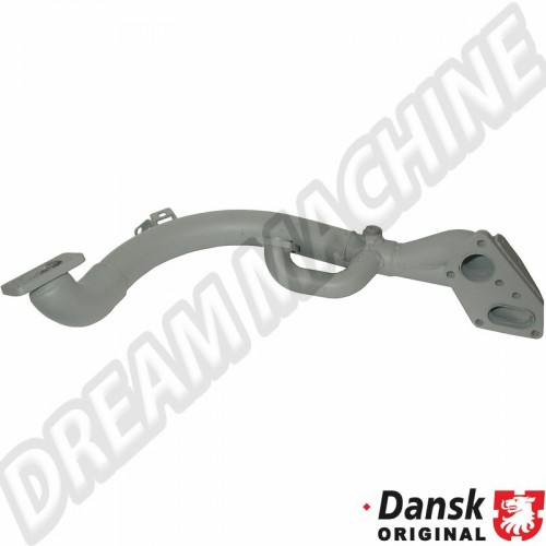 Tuyau de dérivation turbo en acier inoxydable, peinture grise pour Porsche 911/930/964/965 (3.0, 3.3, 3.6), 01/63-09/93. Références : 1620200700, 1 620 200 700, 93011100302, 93011100304 et 93011100305.