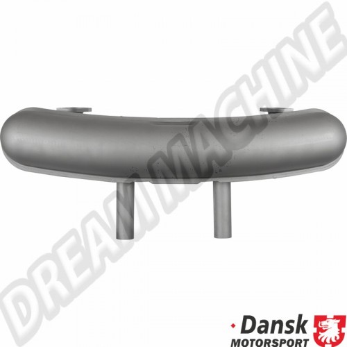 Échappement arrière sport avec double sortie Ø50 mm pour Porsche 911/930 2.3, 2.7, 2.0, 2.2 de 01/63 à 11/90. Référence : 1620605800, 92510DUAL. Fabriqué avec des tuyaux de sortie en acier inoxydable de Ø50 mm.