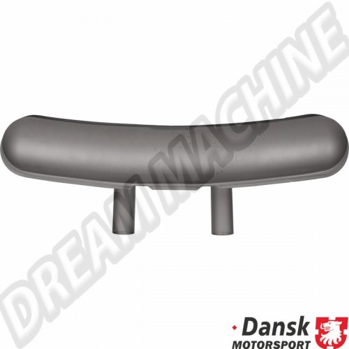 Échappement sport avec double sortie de 60 mm pour Porsche 911/930 2.0, 2.3, 2.2 (01/63-11/90). Référence : 1620610700, 92.515DUAL.