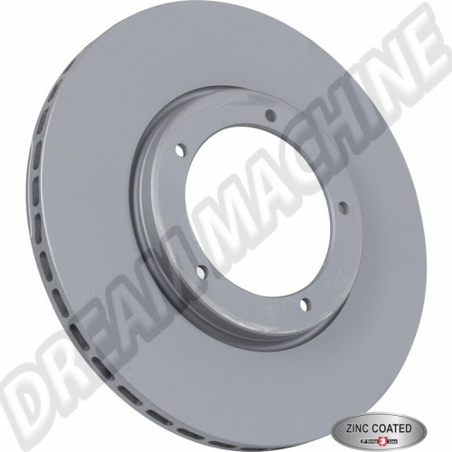 Disque de frein avant ventilé de haute qualité avec un revêtement en zinc. Convient aux modèles Porsche 911, Porsche 911 Turbo, Porsche 924 S, Porsche 924 Turbo, Porsche 944 produits entre août 1969 et décembre 1986. Dimensions: 282x20.5 mm. Réf. 91135104