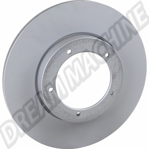 Disque de frein avant de haute qualité de la marque ZIMMERMANN. Dimensions : 282x13 mm, non ventilé. Convient au modèle Porsche 911 2.0 fabriqué entre janvier 1963 et février 1972. Revêtement en zinc pour une protection contre la corrosion. Réf. 901351401