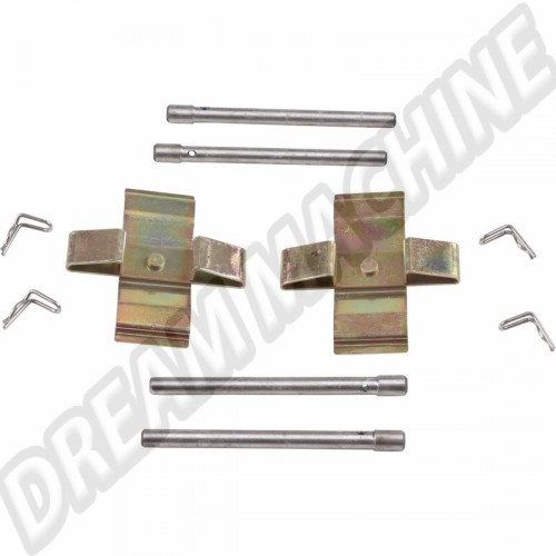 Obtenez un kit de montage de plaquettes de frein avant de qualité pour votre Porsche 911. Ce kit de montage plaquettes de frein avant convient aux modèles Porsche 911 avec étrier "S-caliper" fabriqués entre août 1973 et décembre 1977. 