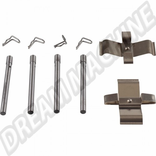 Obtenez un kit de montage plaquettes de frein avant de qualité pour votre Porsche 911 Carrera, Targa ou 914/6. Ce kit convient aux modèles Porsche 911 Carrera avec moteurs 2.7S et 3.0SC (de janvier 1974 à décembre 1975), aux modèles Porsche 911 Targa avec