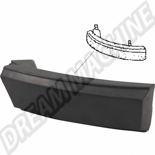 Moulure de protection pour pare-chocs avant, côté droit, Porsche 911, 2.7-3.3, 08/73-07/89, référence 91150530800