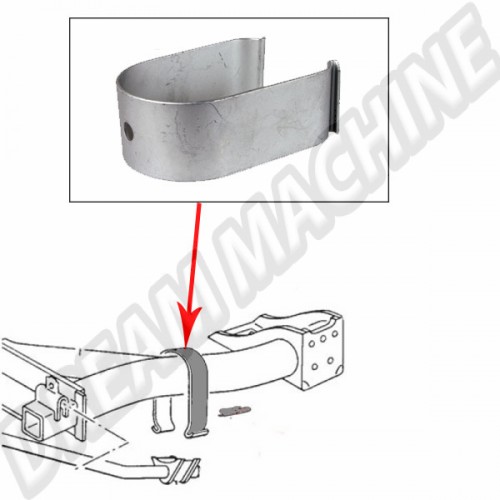 Collier de serrage de silentbloc extérieur sur train arrière pour Golf 1 & Scirocco 171511433 Sur www.dream-machine.fr