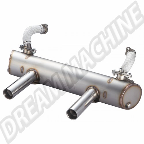 Echappement Sport inox  56-->77  (montage boite de chauffage) 155-203-05200 Sur www.dream-machine.fr