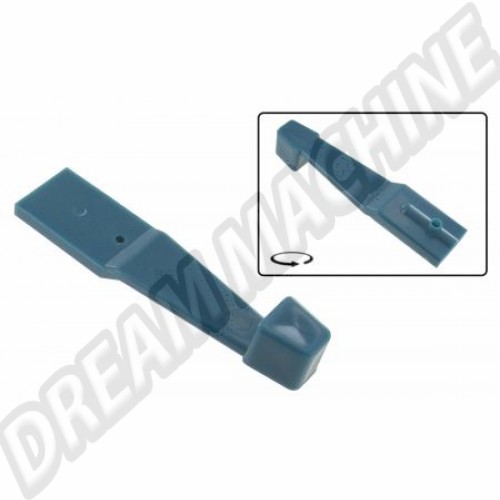 Manette de chauffage plastique bleu 8/1972-7/1979 211259369A Sur www.dream-machine.fr