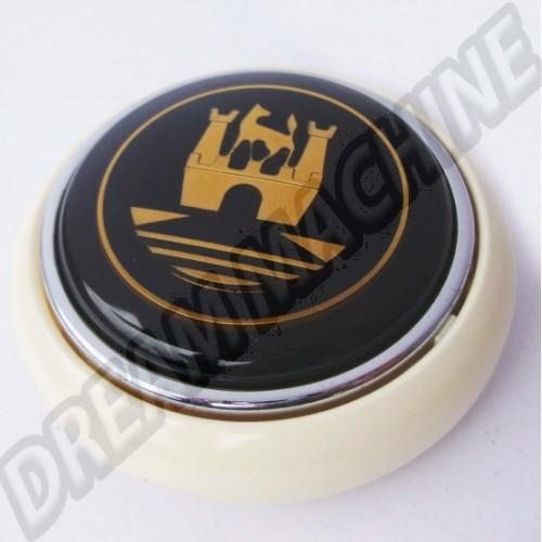 Bouton de klaxon Wolfsburg or et ivoire 56--->>59 et T2 -->67 211415669WG Sur www.dream-machine.fr