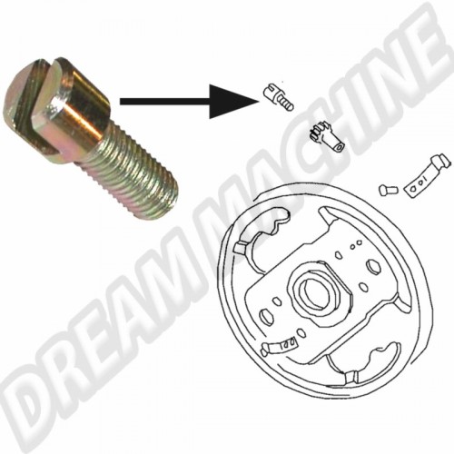 vis de réglage de freins à tambours avant et arrière -57 211609109 Sur www.dream-machine.fr