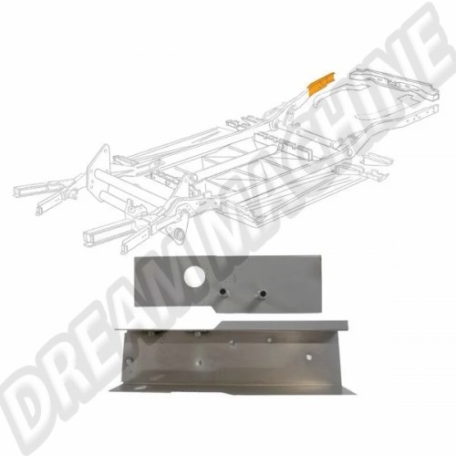 poutrelle arriere droit 1972-1979   211703480 Sur www.dream-machine.fr