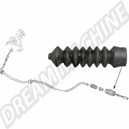 Câble de compteur bas pour Transporter 79 ->92 251957809 Sur www.dream-machine.fr