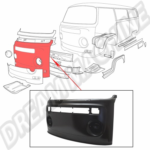 Face avant Combi 73--->>79 95-5620-0 Sur www.dream-machine.fr